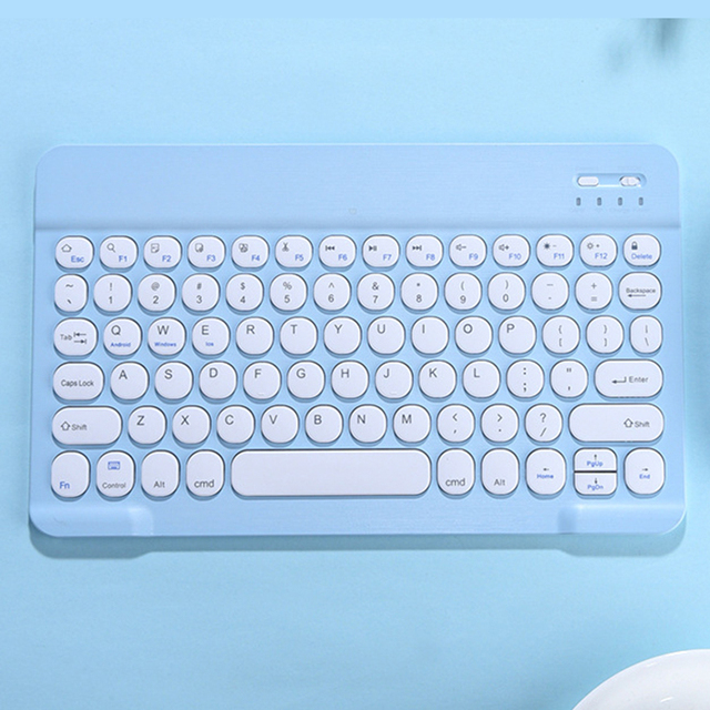 Custom Layout Round Key ABS Portable Keyboard bluetooth Azerty Keyboard bluetooth Keyboard for ipad air M2 2024
