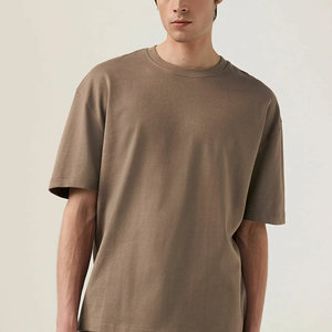 T-shirts personnalisés impression coton T-shirt surdimensionné Streetwear Logo Design vêtements de sport unisexe de qualité supérieure en vrac vente en gros - Product Image 3