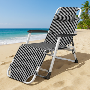 Sillón Reclinable de Gravedad Cero, Plegable y Ajustable, de Tela Elástica de Alta Calidad, <span class=keywords><strong>para</strong></span> Jardín, Patio, Parque, Hotel, Sala de Estar - Product Image 2