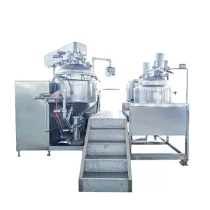 500L/mẻ Mayonnaise làm cho máy lưu hành loại chân không rotor Stator homogenizer Mixer