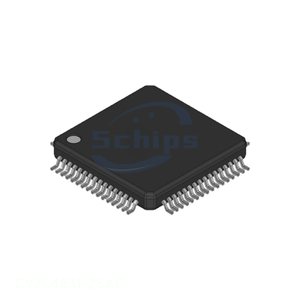 มีสินค้าในสต็อก CY7C4831-25AC 64 LQFP ชิปอิเล็กทรอนิกส์ลอจิก - Product Image 1
