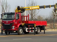 Grúa Montada en Camión de 5-12 Toneladas con Pluma Telescópica Hidráulica, Tracción en las Cuatro Ruedas, Motor Weichai, Zoomlion Hidráulico, Capacidad de Elevación de 20 m