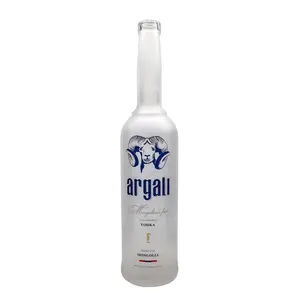 Vendite dirette della fabbrica di alta qualità di modo glassato costume bottiglia di vodka 750ml