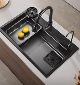 Fregadero de acero inoxidable 304 de una sola ranura, engrosado, para lavar verduras - Product Image 5