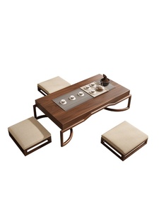 Tavolino da Tè in Stile Giapponese, Moderno e Basso, in Legno, per Ufficio e Casa - Product Image 6