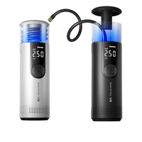 Pompe à air miniature multifonctionnelle pour voiture en ABS, portable, sans fil, rechargeable, avec manomètre numérique, gonfleur de pneus de vélo