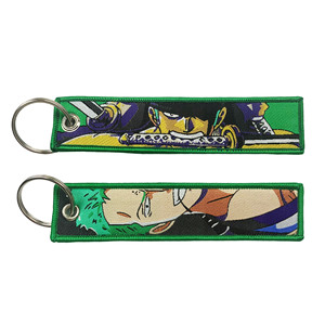 Sangle <span class=keywords><strong>porte</strong></span>-clés tressée style héros d'anime avec anneau métallique, breloque de sac durable pour sac à dos, sac à main, accessoire cadeau de voyage - Product Image 2