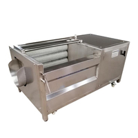Hete Verkoop Kleine Industrie Uienschilmachine Borstelreiniging Groenteverwerkingsmachines Fruitgroente Schilmachine Verkoop