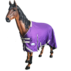 Fanfaree Nhà Máy Bán Hàng Trực Tiếp Mùa Đông Combo Cổ Đôi Ngực Khóa Màu Tím Bền Ổn Định Ngựa Ấm Chăn - Product Image 2