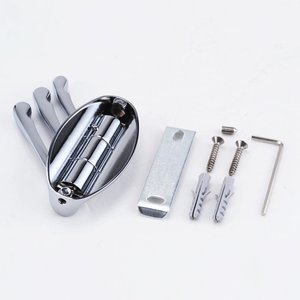 Móc áo gấp Swing cánh tay xoay móc ba có thể gập lại cánh tay thép không gỉ hiện đại khách sạn phòng tắm nhà bếp nhà để xe Wall Mount - Product Image 6