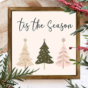 Christmas-themed <b>wall</b> hangings, Christmas trees, wooden photo frames, desktop <b>decorations</b>, home <b>wall</b> <b>decorations</b>. - Product Image 4