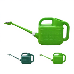 Arrosoir d'extérieur vintage moderne de 4 L avec bec long amovible, tête d'arrosage en acier inoxydable, fabriqué en plastique durable - Product Image 4