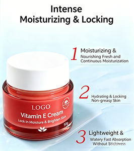 Crème hydratante de nuit à <span class=keywords><strong>la</strong></span> vitamine E - Acide hyaluronique, céramide, glucane, crème hydratante intense protectrice de <span class=keywords><strong>la</strong></span> barrière antioxydante - Product Image 1