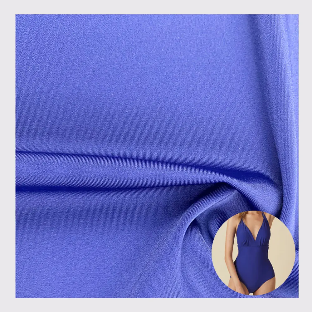 Reasonable Price Matte Nylon Spandex Functional Finishing Collagen Waterproof Breathable Wicking Knitted Swim Wear Fabric