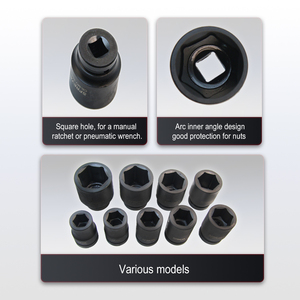 SFREYA S180K, 35pcs 1/2"DR. Impact <strong>Socket</strong> <strong>Set</strong> <strong>Multi</strong> Specification Automotive Repair Tire Pneumatic Gun <strong>Socket</strong> 38MML ,78MML - Product Image 4