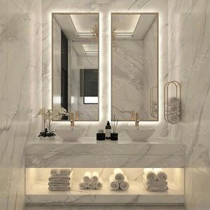 Personalizzato classico europeo commerciale doppio lavabo <span class=keywords><strong>bagno</strong></span> unità di vanità - Product Image 5