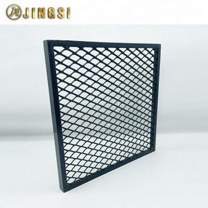 כבד שחור להרחיב רשת מתכת באיכות גבוהה כבדה עם מסגרת לריצוף קרוון - Product Image 1