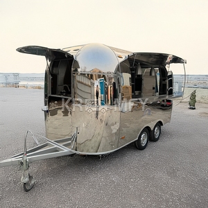 Camions de restauration rapide entièrement équipés pour l'extérieur : crêpes, pizzas, burgers, hot-dogs, glaces, boissons mobiles - Product Image 1