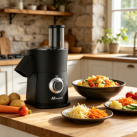 Anbolife 7-in-1 Elektrische Salade Maker, Snijder, Hakker, Frietjes Snijder, Keukenmachine, Groothandel OEM