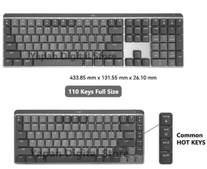 Original Mechanical 110 Wireless Dual-mode <b>Keyboard</b> Mx Mechanical 110 Mx Mechanical - Product Image 4