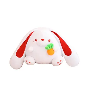 Kawaii Round Stuffed Mouse Plush Toy Custom Rabbit Stuffed Animal Bunny Plush Rabbit Toy