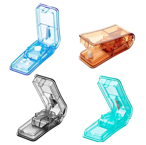 Wholesale Multifunctional Pill Cutter <b>Box</b> Portable Elderly Device Medicine <b>Plastic</b> Dispenser Breaker for <b>Large</b> Tablets - Product Image 6