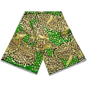 Ankara Batik Technique Tela De Estampado De Cera Étnica Africana De Doble Cara Tela De Lujo Para Mujer Africana Tela <span class=keywords><strong>Verde</strong></span> Esmeralda Tela - Product Image 1