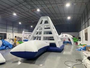 Funworldsport - Juego Deportivo Acuático Portátil para Exteriores, Almohada Flotante de PVC para Saltar, Catapulta de Agua Inflable - Product Image 6