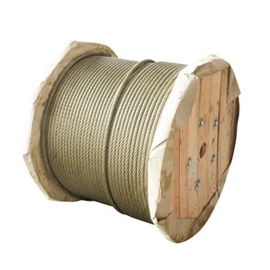 Câble métallique industriel 12 mm 6X19+FC, câbles en acier galvanisé pour machine textile, câble de maintien - Product Image 1