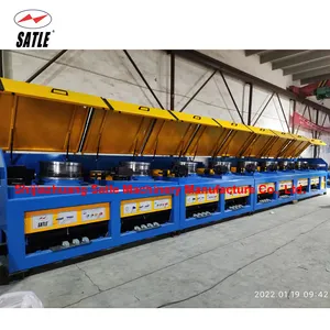 Wire drawing machine for galvanized wire production line