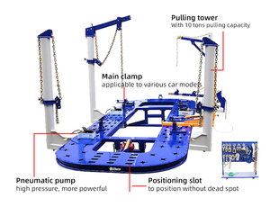 Système d'arrachage de plancher de machine de cadre de voiture avec le meilleur <span class=keywords><strong>prix</strong></span> Système de réparation de <span class=keywords><strong>carrosserie</strong></span> avec le système hydraulique simple d'inclinaison - Product Image 6