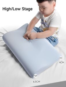 Almohada de Soporte Cervical de Espuma Viscoelástica Moderna para Bebés, Altura Ajustable, Diseño Anti-Platitud, Transpirable, Segura, Antiestática, de 0 a 3 Años - Product Image 3