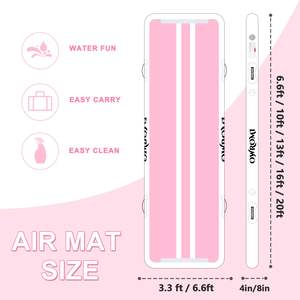 Estera de fitness inflable de fábrica personalizada de <span class=keywords><strong>Yoga</strong></span> deportiva de alta calidad, estera de fitness inflable al por mayor para gimnasia de fiesta - Product Image 5