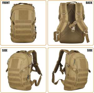 OEM Tactical Assault Pack Molle Outdoor Hiking Camping Rucksack Waterproof Polyester Fashion Sac à dos pour hommes - Product Image 5