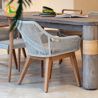 Ensemble de salle à manger pour hôtel Ensemble de salle à manger d'extérieur Mobilier de jardin Table et chaises de jardin Tables à manger d'extérieur Petite table
