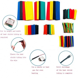 164 pièces de gaines thermorétractables isolantes pour câbles de données, protection de téléphones portables, réparation électrique domestique - Product Image 1