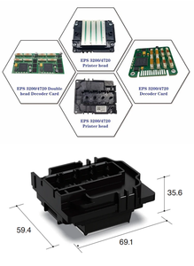 หัวพิมพ์แท้จากญี่ปุ่น DX5/<span class=keywords><strong>DX7</strong></span>/4720 สำหรับเครื่องพิมพ์ดิจิทัล คุณภาพสูง - Product Image 3