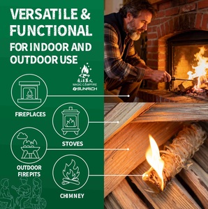 Compre Encendedores de Lana de Madera al por Mayor, Naturales, Impermeables, para Barbacoa y Camping, OEM, Fábrica China Sunrich - Product Image 2
