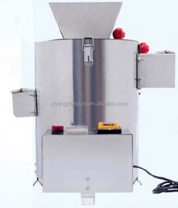 Petite machine automatique à moteur haute performance pour le décorticage et le pelage des noix et des châtaignes, pour la production de granulés de coquilles de noix, usage commercial - Product Image 4