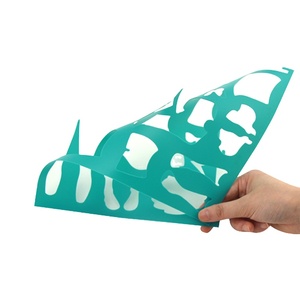 Mẫu Vẽ Tự Làm Cho Trẻ Em Chất Lượng EU Mẫu Vẽ Chống Nóng 0.5Mm Khuôn PP Màu Trơn Cho Bộ Quần Áo - Product Image 3