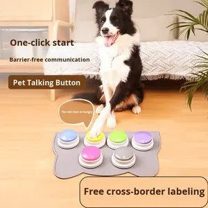 Doe Pet personalizza il registratore con pulsante vocale per ufficio cicalino del suono facile da parlare per portare i bambini Pet <span class=keywords><strong>Dog</strong></span> giocattolo interattivo che risponde ai produttori - Product Image 2