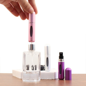 Colorful Empty <strong>5ml</strong> 8ml <strong>Aluminum</strong> Travel Refillable Perfume <strong>Atomizer</strong> Bottles Spray - Product Image 2
