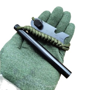 Allume-feu en tige de magnésium 12.7127E en acier inoxydable, outil de survie pour le camping en plein air - Product Image 5