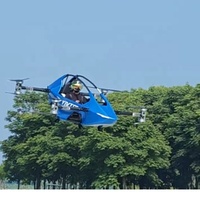 YIVTOL S ZERO Plus + Parachute, temps de vol de 55 minutes, aéronef à une place pour un seul pilote, charge utile de 110 kg, vitesse de 120 km/h, EVTOL personnel