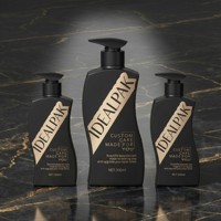 Nouvelle conception de flacon pompe vide de 300 ml en forme de vague rose, vert, jaune pour shampoing et après-shampoing avec pompe à lotion