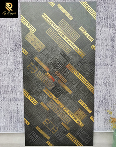 Carreaux de sol de maison en or de luxe mat Carreau de céramique à motif de porcelaine en marbre coloré de designer moderne qui ressemble à du <span class=keywords><strong>bois</strong></span> - Product Image 5