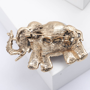 Nuovi Arrivi 2026 Spilla a Forma di Elefante in Lega Stile Coreano, Elegante per Abiti da Donna, Regalo di Anniversario, Spilla Esotica con Strass per Madri - Product Image 6