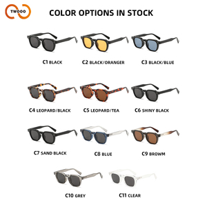 Lunettes de soleil polarisées carrées rétro TWOOO T1780 pour hommes et femmes, protection UV400, monture épaisse, style créateur, pour la conduite quotidienne, vente en gros OEM - Product Image 6