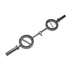 <span class=keywords><strong>Barra</strong></span> de tríceps de acero multifuncional para gimnasio, <span class=keywords><strong>barra</strong></span> de rizos de ojos <span class=keywords><strong>con</strong></span> mango de rotación para levantamiento de pesas - Product Image 2