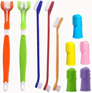 Brosse à dents créative pour animaux de compagnie, brosse à doigts pour le nettoyage dentaire des chiens, soins dentaires pour animaux de compagnie, vente en gros - Product Image 1